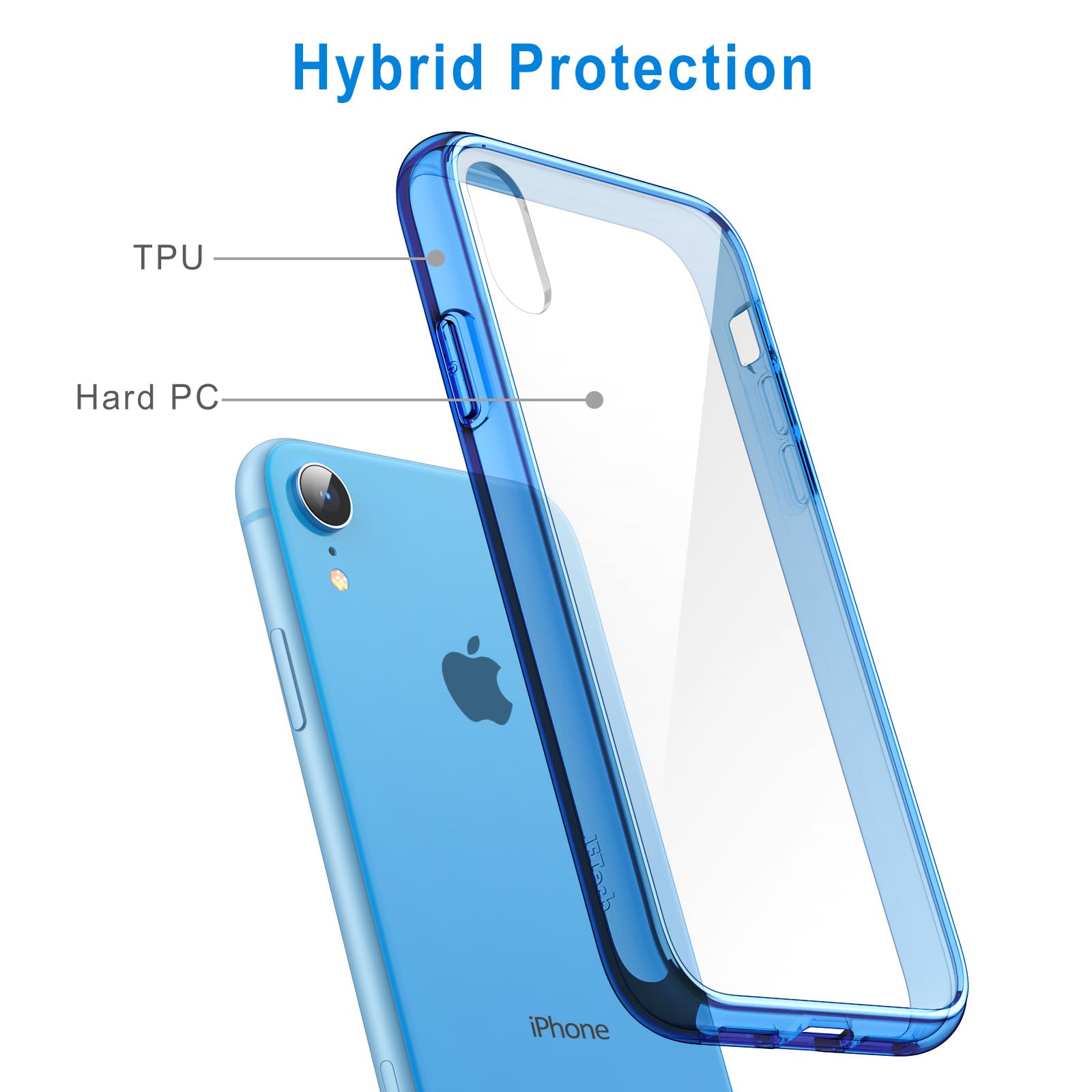 Amazon.com: JETech Case for iPhone XR 6.1-Inch, Non-Yellowing